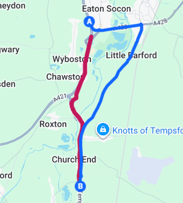 A1 southbound diversion