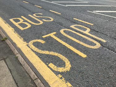 bus stop image