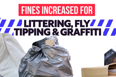 Increased fines for graffiti and littering